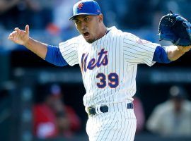 NY Mets closer Edwin Diaz celebrates a victory and save at CitiField in Queens, NY (Image: Jim McIsaac/Getty)