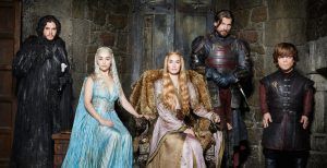 HBO Game of Thrones promo cast shot.