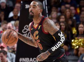 Shooting guard JR Smith with the Cleveland Cavs in 2018 at Quicken Loans Arena in Cleveland. (Image: David Liam Kyle/Getty)