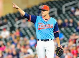 Jake Odorizzi on the mound for the Minnesota Twins at Target Field in Minneapolis. (Image: Jeff Becker/USA Today Sports)