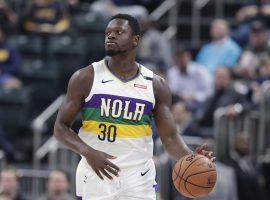Julius Randle playing for the New Orleans Hornets in 2019. (Image: Michael Conroy/AP)