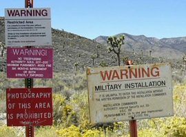 Area 51 has been the subject of much discussion claiming aliens are kept at the Air Force base, and an internet event plans to storm the military installation on September 20. (Image: Getty)