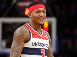 Bradley Beal, guard for the Washington Wizards, playing against the Brooklyn Nets in 2019. (Image: Porter Lambert/Getty)