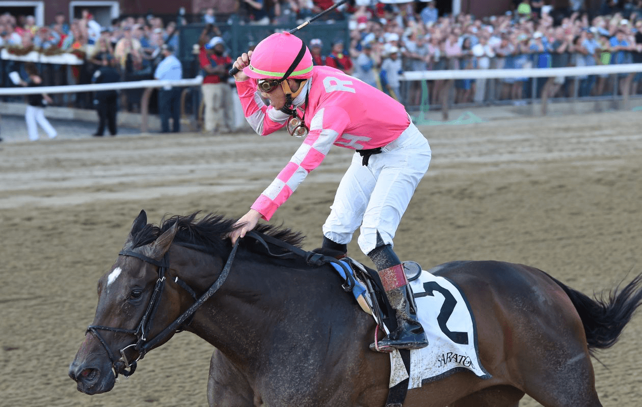 Irad Ortiz Jr., riding Tax