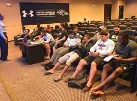 Baltimore Ravens rookie orientation session. (image: baltimoresun)