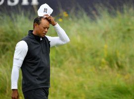Tiger Woods missed the cut at the Open Championship on Friday, and talked about being an aging golfer. (Image: Getty)