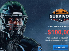 FanDuel's NFL Survivor contest offers DFS players a free chance at a $100,000 prize pool. (Image: FanDuel.com)