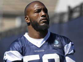 Robert Quinn will miss the first two games of the NFL season after testing positive for a rarely seen masking agent. (Image: Michael Owen Baker/AP)