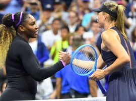 Serena Williams blasted Maria Sharapova 6-1, 6-1 in their first round matchup at the US Open on Monday. (Image: Robert Deutsch/Reuters)