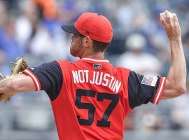 Cleveland Indians top pitcher Shane Bieber during the All-Star Game. (Image: Porter Lambert/Getty)