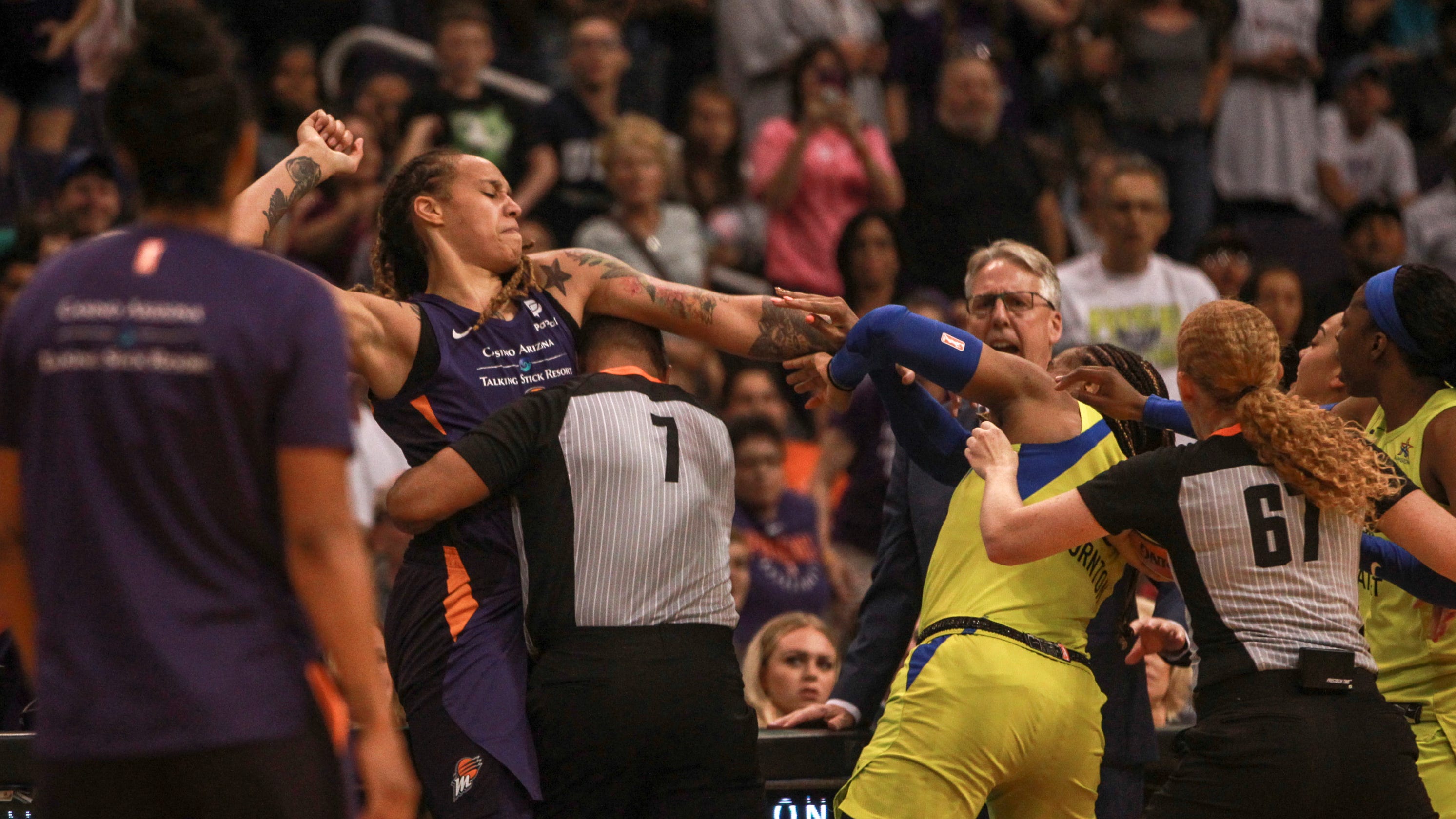 Brittney Griner WNBA brawl