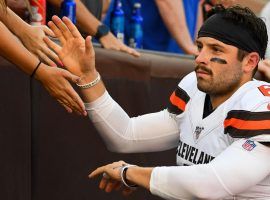 Baker Mayfield has only played one series in the preseason, and is eager to get out of the field Friday against Tampa Bay. (Image: Getty)
