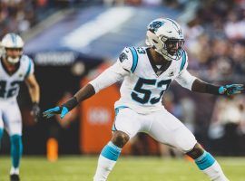 Carolina rookie linebacker Brian Burns has recorded four sacks in three games, and is making a big impact for the Panthers. (Image: Panthers.com)