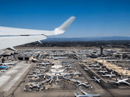 Sand from construction projects at Los Angeles In terminational Airport provides the surface for So. Cal racetracks including Santa Anita (Image: LAX)