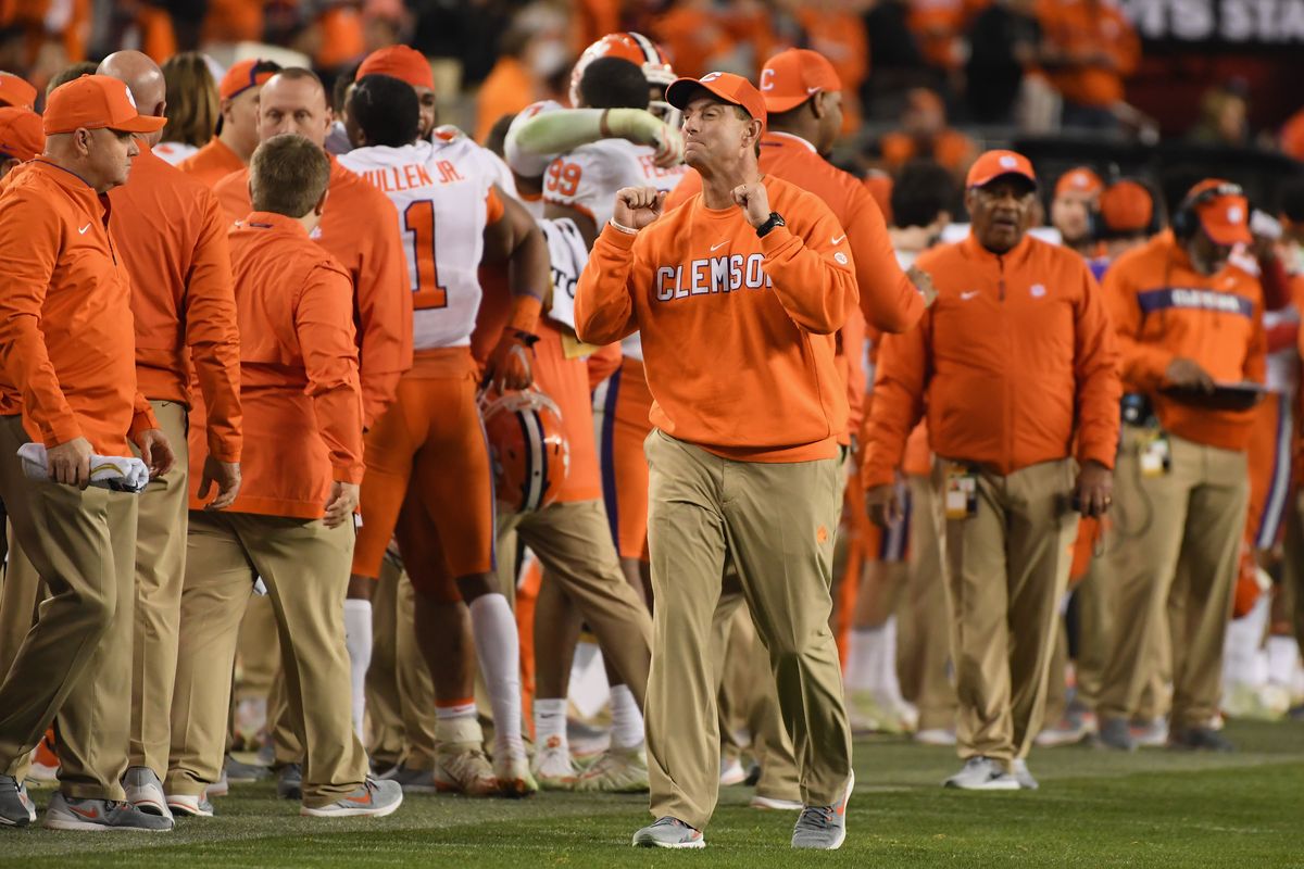 Clemson coach "Dabo" Swinney