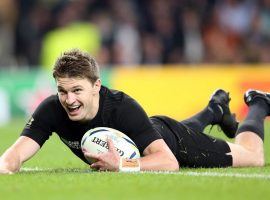 New Zealandâ€™s Beauden Barrett attempts to lead the All Blacks to their third consecutive Rugby World Cup. (Image: AP)