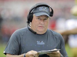 UCLA coach Chip Kelly has lost the teamâ€™s first two games, and now are 23-point underdogs to Oklahoma on Saturday. (Image: Getty)
