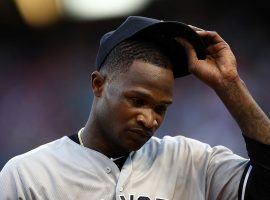 New York Yankees starter Domingo German will not pitch again in 2019 following domestic violence allegations that came to light earlier this week. (Image: Ronald Martinez/Getty)