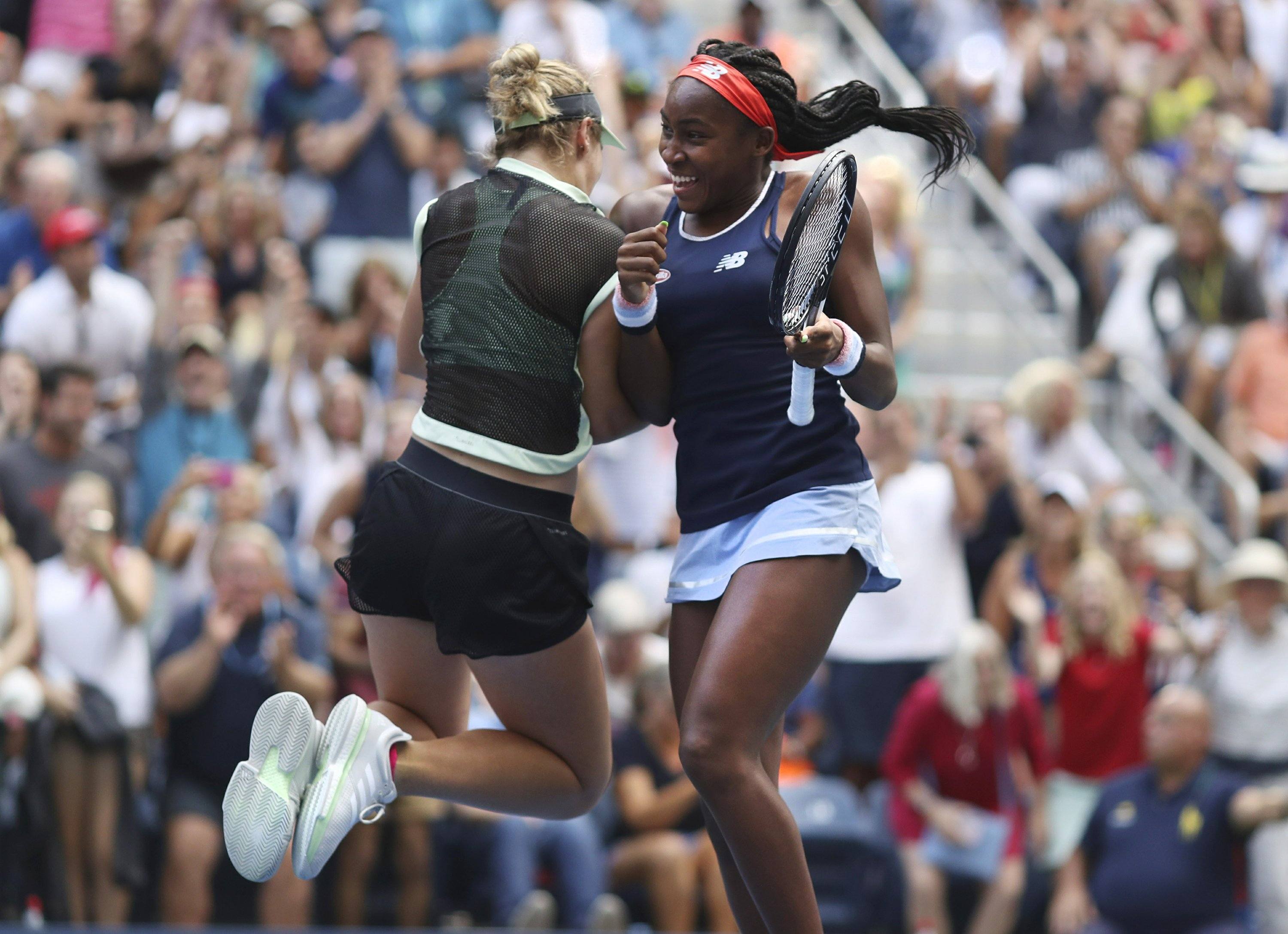 Coco and Caty McNally, McCoco, at US Open