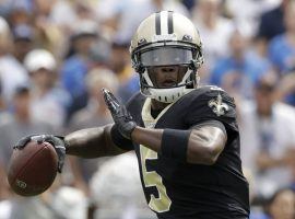 Teddy Bridgewater took over for the Saints after Drew Brees was hurt and he's cheap, but should you draft him? That's debatable. (Image: Bleacher Report)