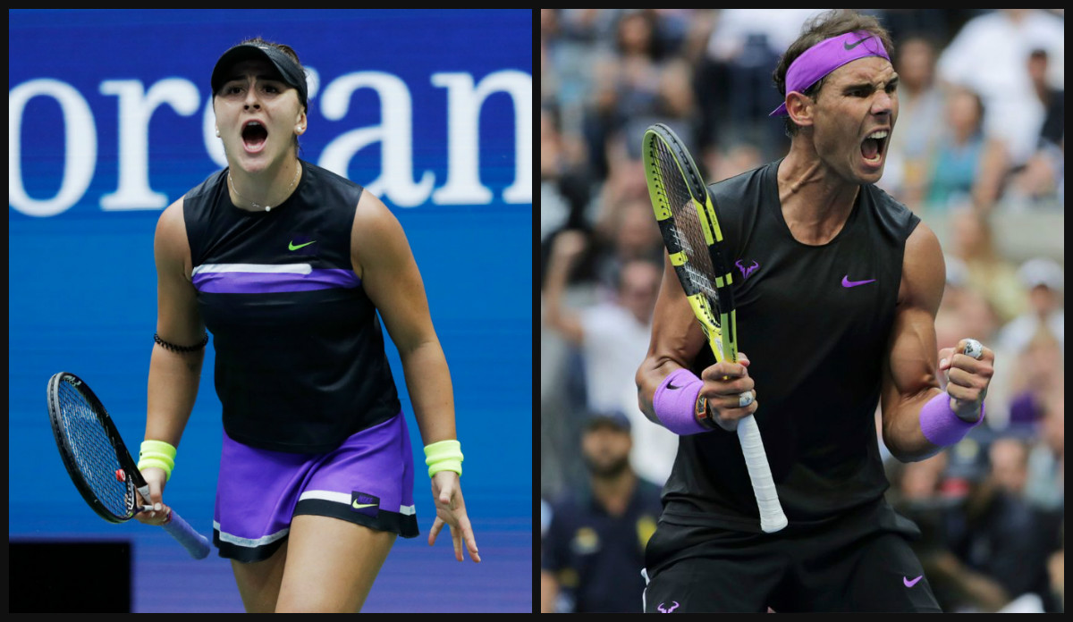 Bianca Andreescu Rafael Nadal US Open