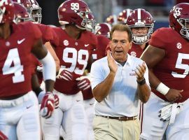 The Alabama football team has been winning, but not covering the spread in two of its first three games. (Image: CBS Sports)