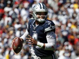Dallas is one of nine undefeated NFL teams, and quarterback Dak Prescott will try and get them their third straight victory. (Image: AP)