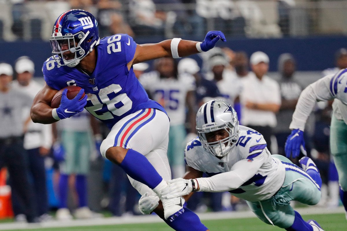 NY Giants home dog alert Saquon Barkley