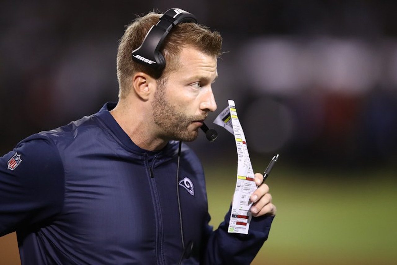 Los Angeles Rams coach Sean McVay