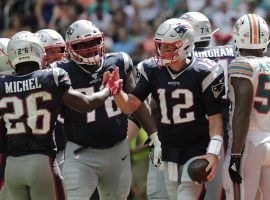 The New England Patriots were a 19-point favorite over Miami, and won easily, 43-0. (Image: AP)