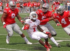 Ohio State defeated Florida Atlantic, 45-21, but was one of 10 teams in the AP Top 25 College Football Poll that didnâ€™t cover the spread. (Image: David Petkiewicz/Cleveland.com)