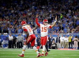 Kansas City quarterback Patrick Mahomes led his team to a victory over NFL underdog Detroit, but the Lions still covered. (Image: Getty)