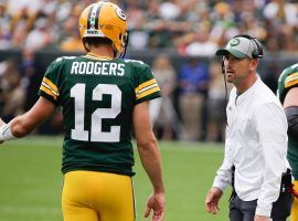 Green Bay quarterback Aaron Rodgers fighting with coach Matt Lafleur in last Sundayâ€™s game was downplayed by both. (Image: AP)