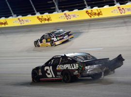 Ryan Newmanâ€™s car suffered some damage after contact with Daniel Suarez in last weekâ€™s Southern 500. (Image: Getty)