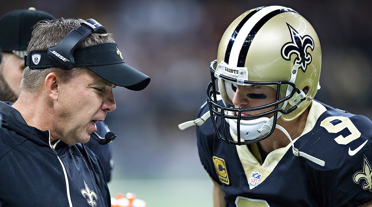 Sean Payton Drew Brees New Orleans Saints