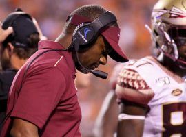 Florida State coach Willie Taggart is 0-2, and many are calling for him to be fired. (Image: Getty)
