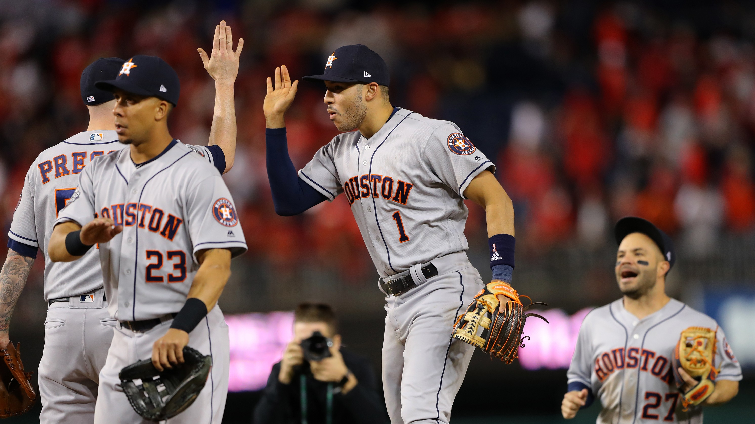 Astros Take Game 5 of World Series After Scherzer Scratched by Nats