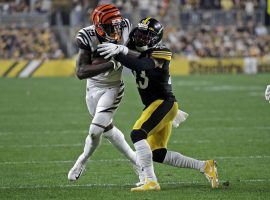 With AJ Green and John Ross injured, Auden Tate looks to be a bigger part of the Cincinnati Bengals offense, making him a DFS sleeper this week. (Image: DraftKings)
