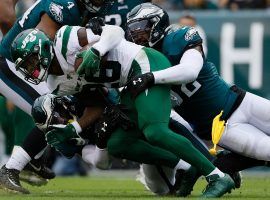 NY Jets RB Le'Veon Bell and the offense struggled against the Philadelphia Eagles in Week 5. (Image: Michael Perez/AP)