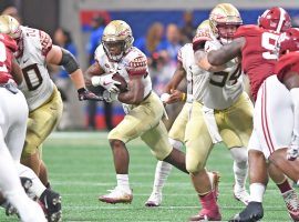 Florida State running back Cam Akers has seen his stock on the rise and is a good play against the poor Syracuse run defense this Saturday. (Image: Florida State Athletics)