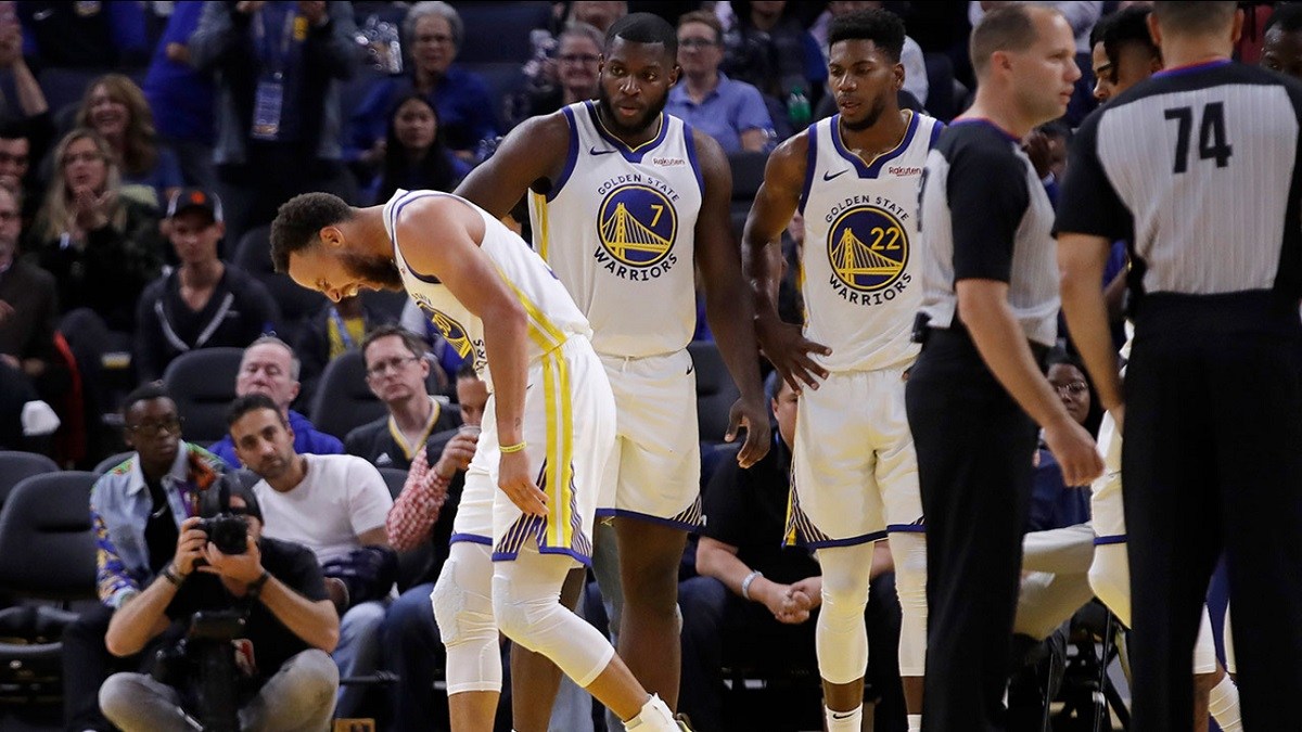 Golden State Warriors Steph Curry broken hand injury