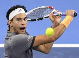 Dominic Thiem won the China Open last weekend, and clinched a spot in the ATP Finals in London as a result. (Image: Greg Baker/Getty)