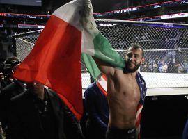 Dominick Reyes called out Jon Jones for a title shot after beating Chris Weidman by knockout on Friday. (Image: Elise Amendola/AP)