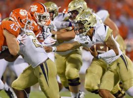 Georgia Tech has been terrible against the spread, including a season-opening loss to Clemson, where they failed to cover. (Image: AP)