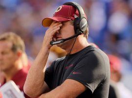 Head coach Jay Gruden on the sidelines of a Washington Redskins loss earlier in the 2019 season. (Image: Elsa/Getty)