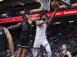 Sacramento Kings big man Marvin Bagley II dunks in a preseason game. (Image: Porter Lambert/Getty)