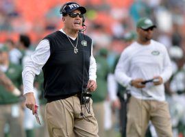 Former head coach of the New York Jets, Rex Ryan, on the sideline of a game in 2014. (Image: Steve Mitchell/USA Today Sports)