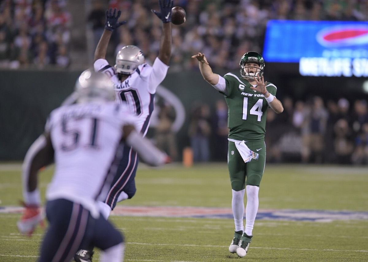 Jets QB Sam Darnold seeing ghosts against New England Patriots 