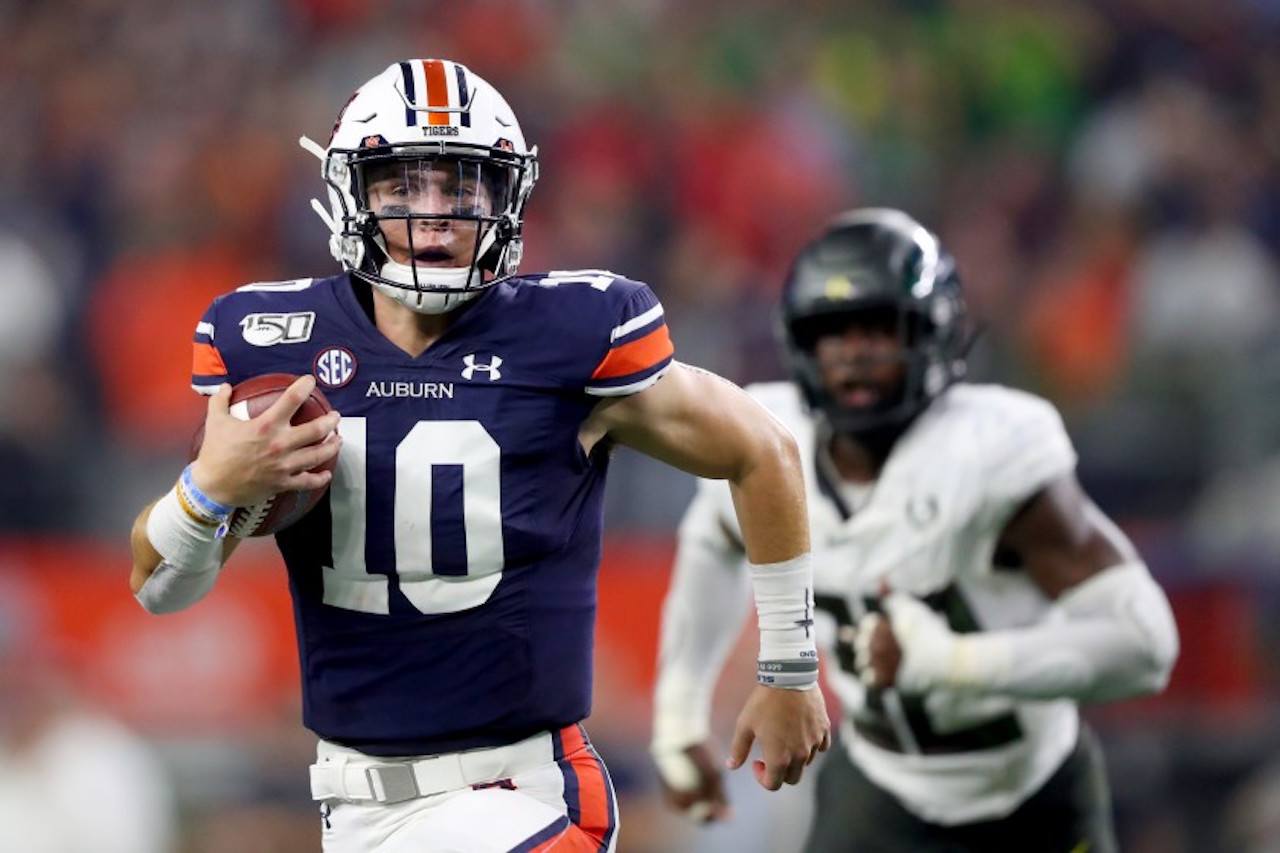 Auburn quarterback Bo Nix 