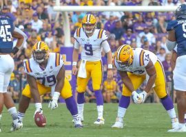 Quarterback Joe Burrow will be a focal point in the LSU-Auburn game, as the senior will try and lead LSU to an 8-0 mark. (Image: Getty)
